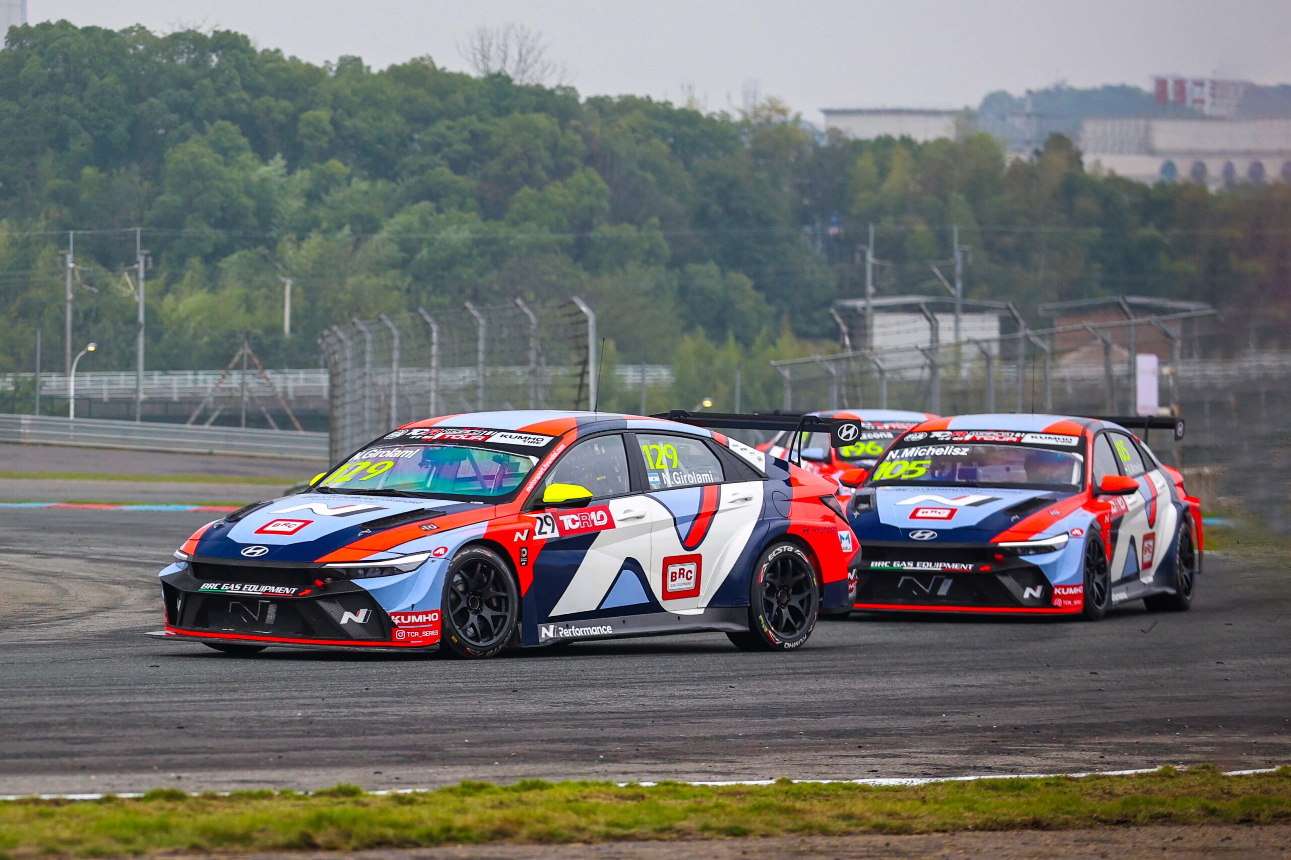 BRC Hyundai N Squadra Corse al via del round conclusivo del Kumho FIA TCR World Tour a Macao