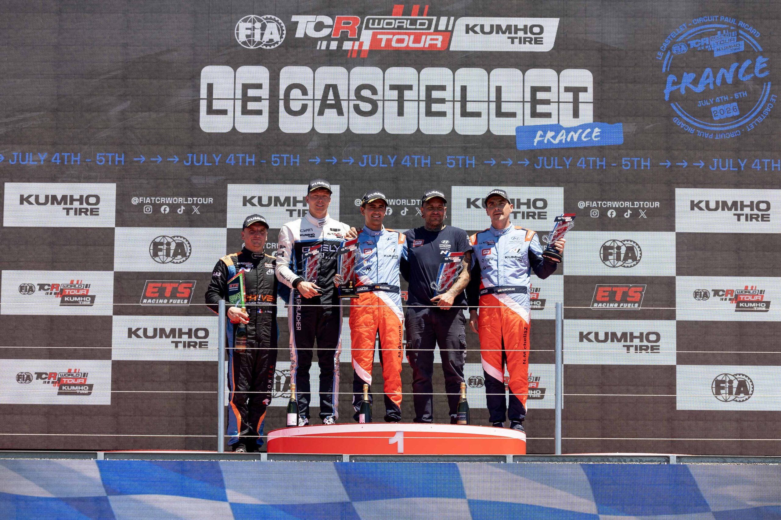 Vittoria e doppio podio per BRC Hyundai N Squadra Corse al Paul Ricard